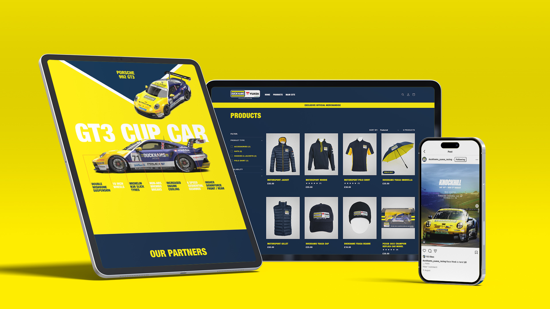 Duckhams Yuasa Racing Digital Design